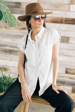 Load image into Gallery viewer, Casey Striped Button Down Top
