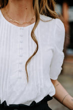 Load image into Gallery viewer, Kallen Embroidered Polka Dot Blouse