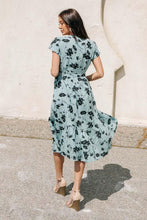 Load image into Gallery viewer, Faye Printed Wrap Dress