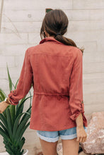 Load image into Gallery viewer, Elle Cargo Jacket in Brick