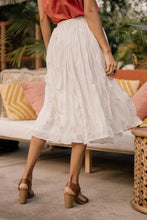 Load image into Gallery viewer, Crinkle Dot Midi Skirt