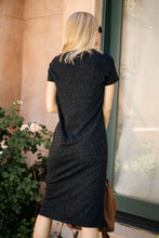 Load image into Gallery viewer, Aubree T-Shirt Dress in Black