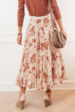 Load image into Gallery viewer, Karlee Floral Pleated Skirt