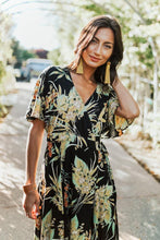 Load image into Gallery viewer, Capulet Black Floral Maxi Dress