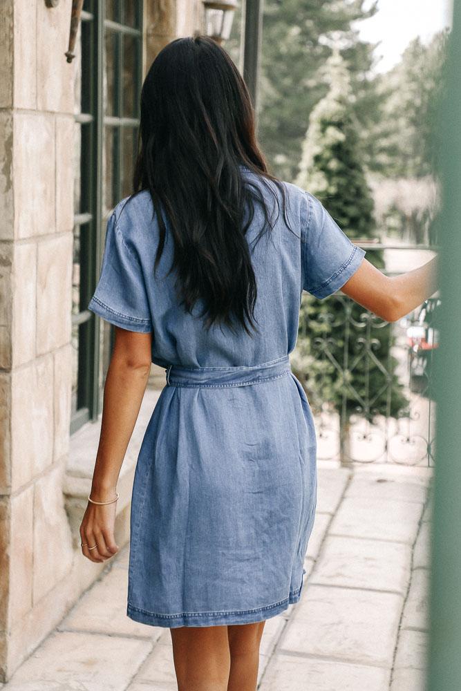 Girl Next Door Denim Dress Girl Next Door Denim Dress