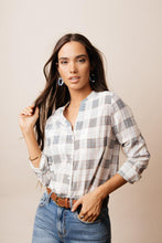 Load image into Gallery viewer, Dacie Plaid Button Down - FINAL SALE
