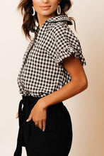 Load image into Gallery viewer, Pepper Gingham Button Down
